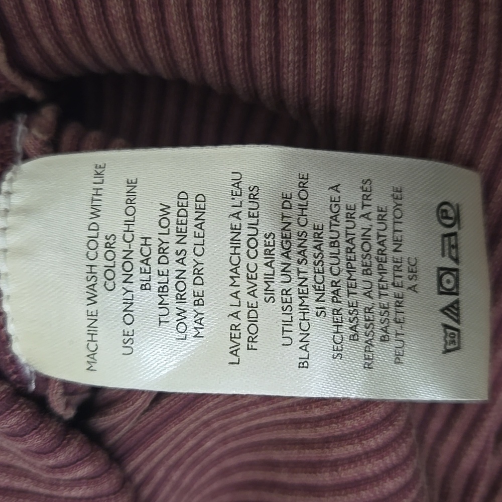 New Free People We The Free Ribbed Slim Cardigan Button Front Minimalist Y2K 90s - Picture 11 of 12